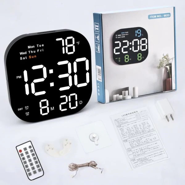 Transform Your Home with the Stylish and Functional Modern Digital Clock