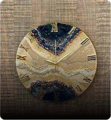 Resin Handmade Clocks